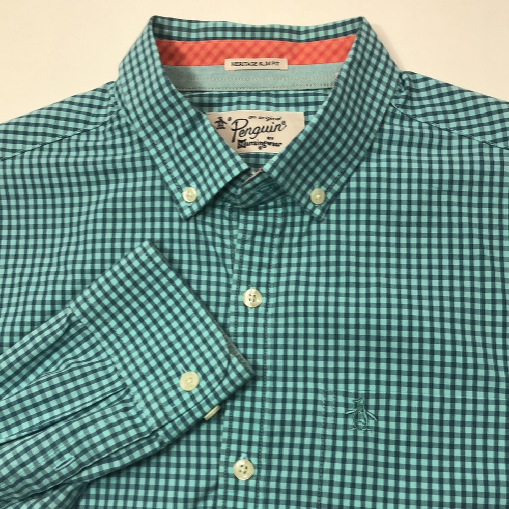 Penguin Button-Down Shirt, M